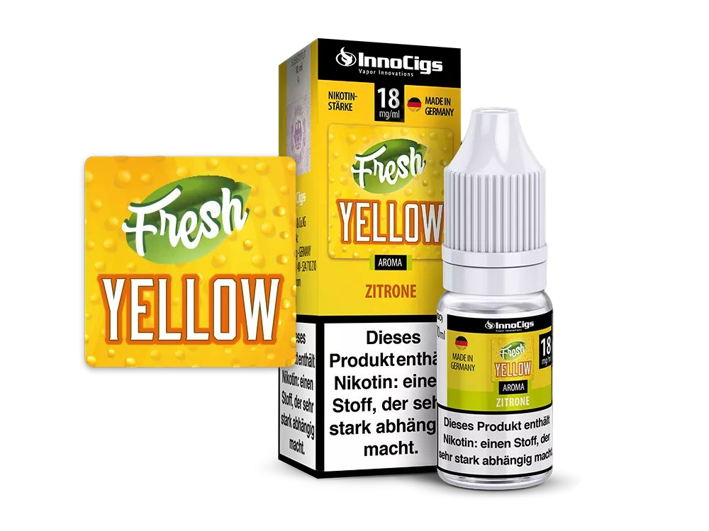 InnoCigs - Fresh Yellow Zitrone 0 mg/ml
